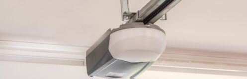 Belt garage door opener